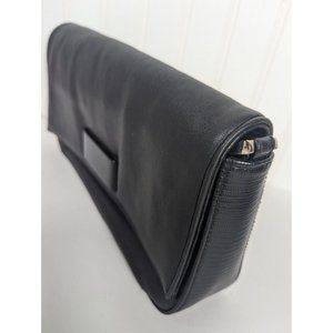 Vintage Mondani New York‎ Chic Shoulder Bag Black Medium Size Simulated Leather